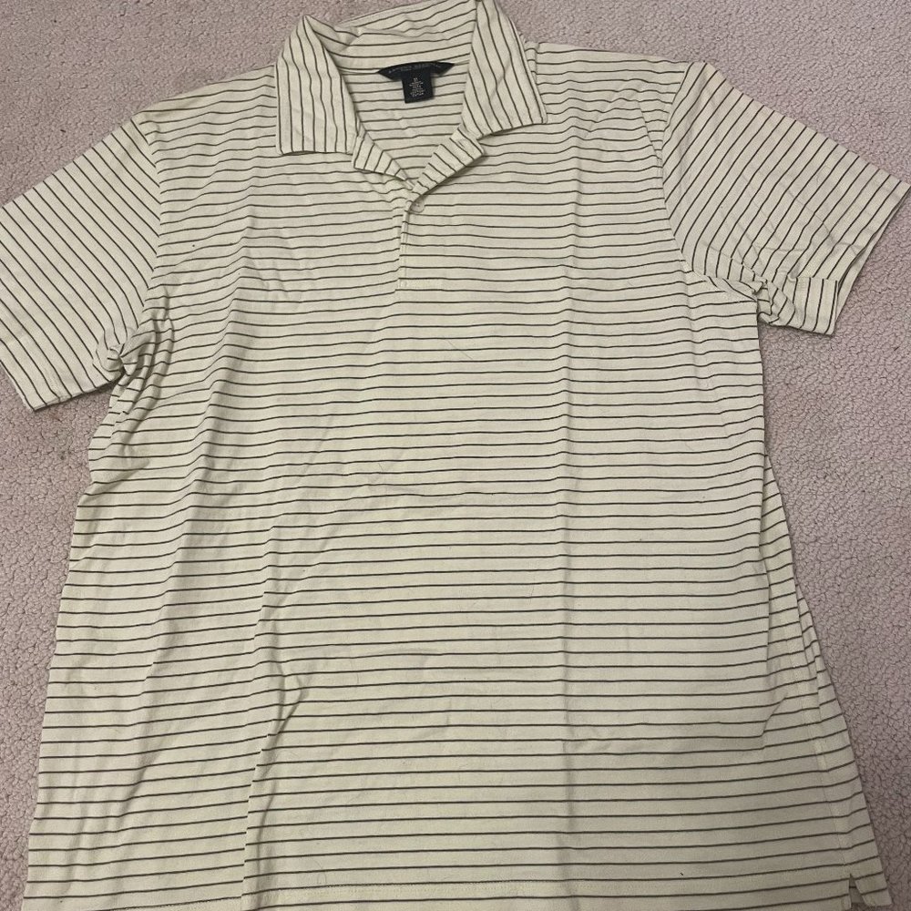 Yellow Striped Banana Republic shirt